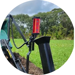 Optional Laser Setup_For_Perfect_Grade_Trenching