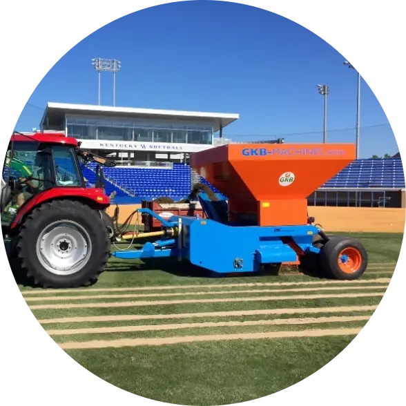 Field-length sand coverage