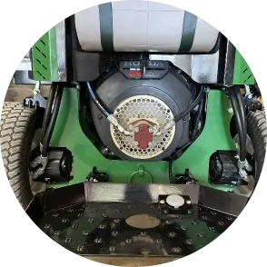 Honda-engine-close-up-on-the-415-multispread-stand-on-topdresser--scaled