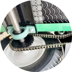 Field-length sand coverage