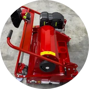 Foldable steering arm simplifies  transport and compact storage.